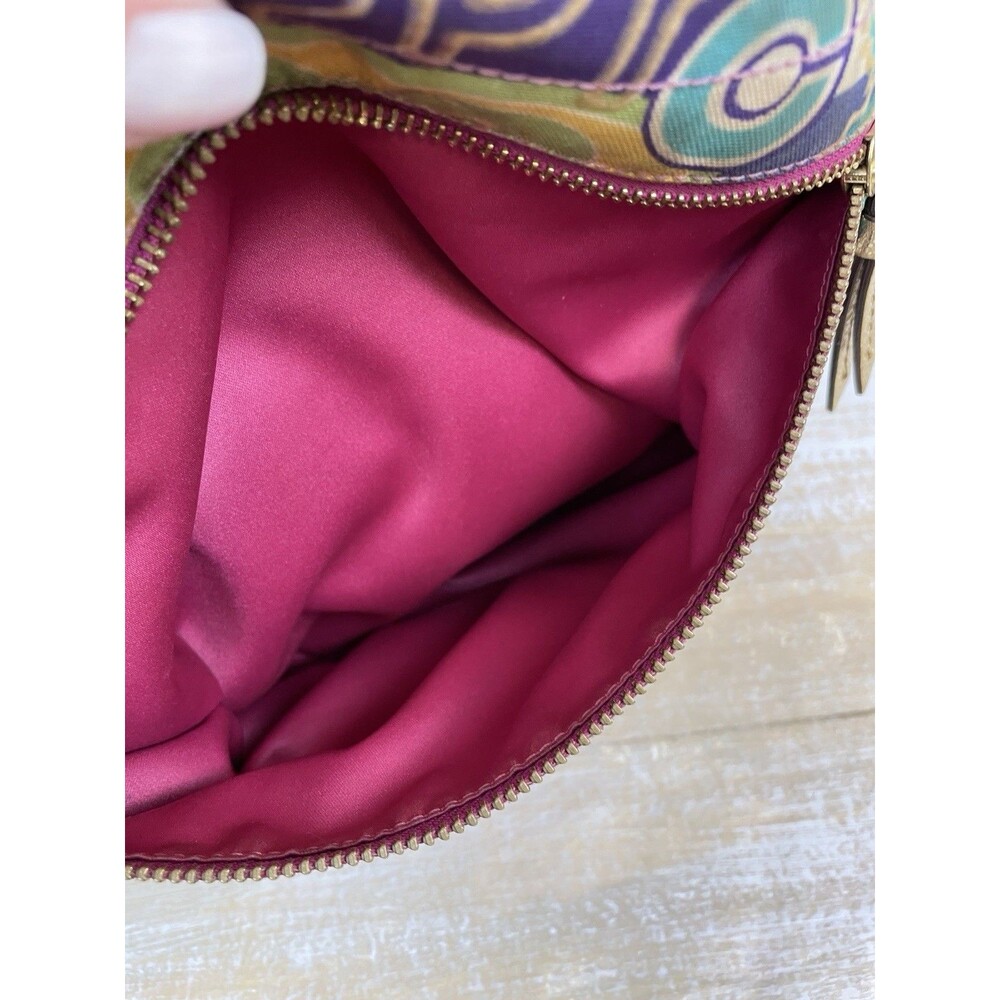 Coach Poppy Collection Signature Graffiti 1941 Cross Body Bag Colorful *read - Picture 14 of 16